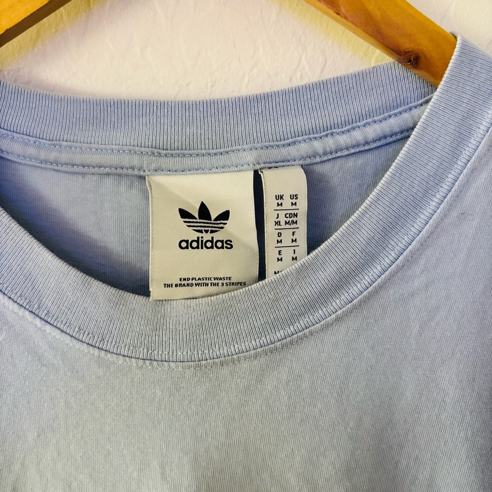 Adidas Men's Blue and‎ Green Shirt - Picture 3 of 6